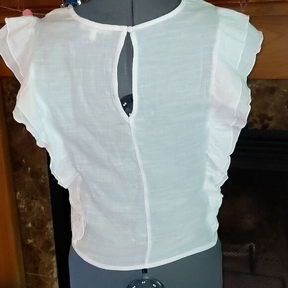 June‎ & Hudson women's sheer white top - Picture 7 of 9